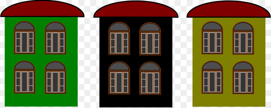 Casas Coloridas，Edificios PNG