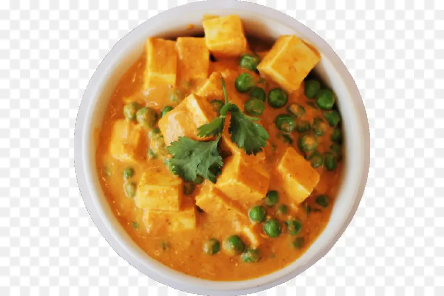 Curry De Paneer Y Guisantes，Cocina India PNG