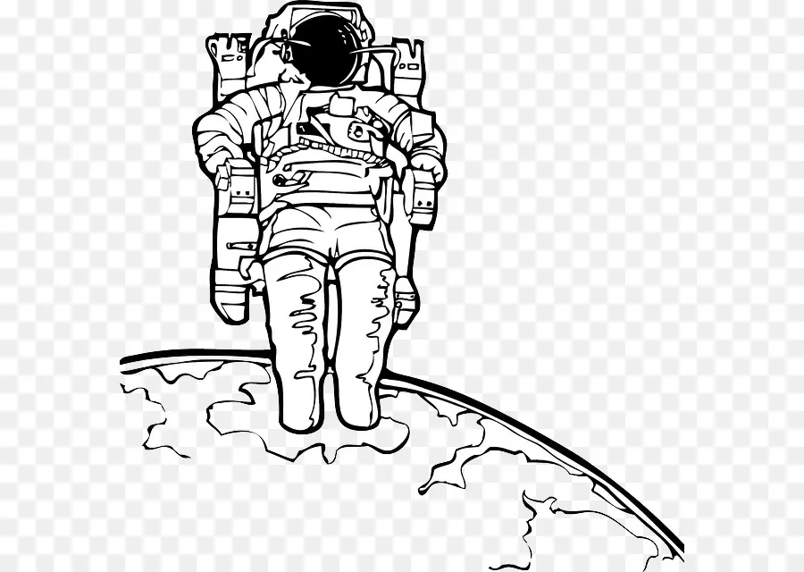 Astronauta，Dibujo PNG