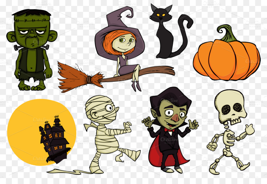 Personajes De Halloween，Víspera De Todos Los Santos PNG