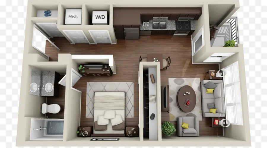 Apartamento，Apartamento Estudio PNG