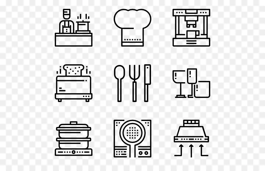 Iconos De Cocina，Cocinero PNG