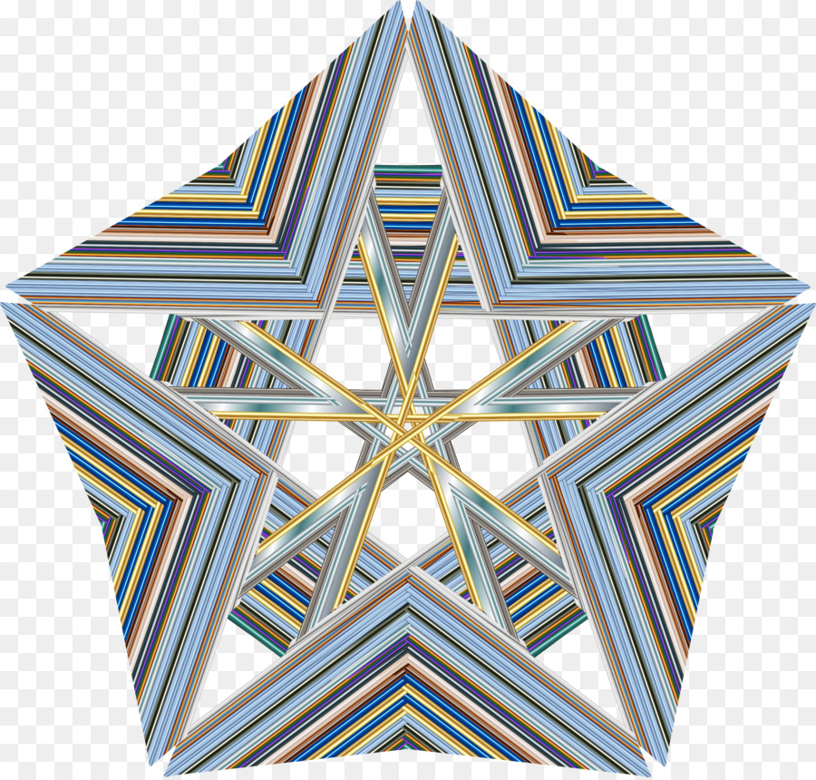 Estrella Geométrica，Abstracto PNG