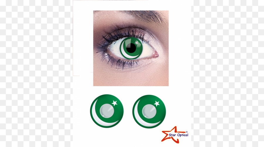 Lentes De Contacto，Verde PNG