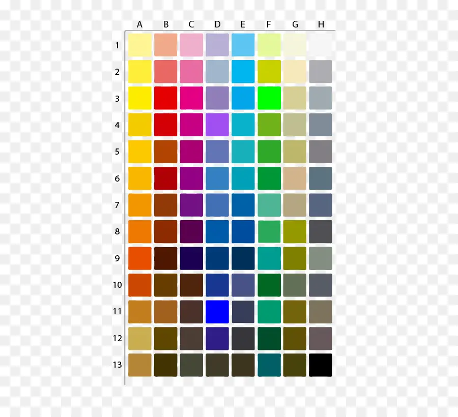 Muestras De Color，Paleta PNG