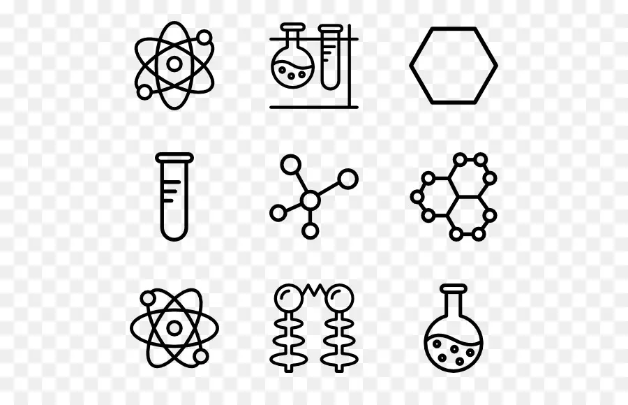 Iconos De Ciencia，Molécula PNG