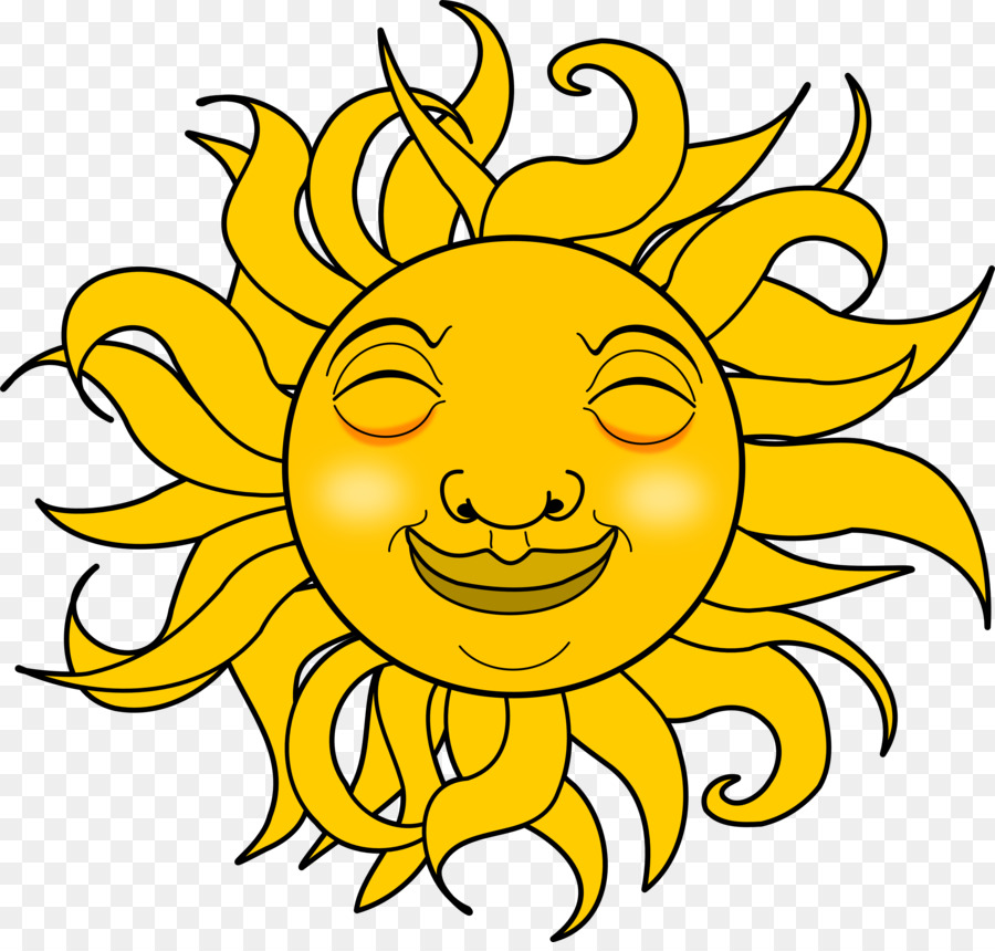 Sol Con Gafas De Sol，Soleado PNG