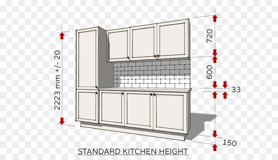 Gabinetes De Cocina，Altura Estándar PNG