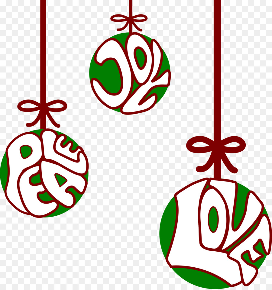 Adornos De Amor Alegría Y Paz，Navidad PNG