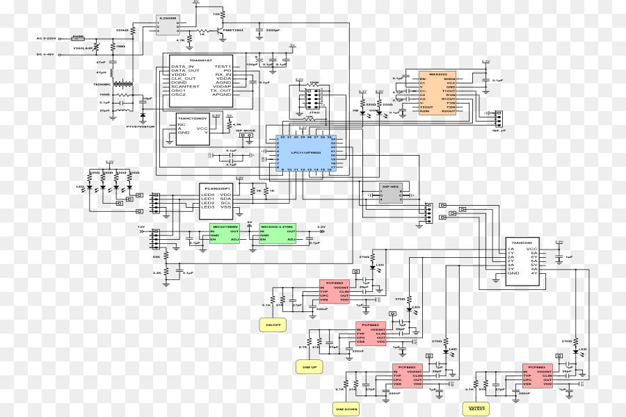 Diagrama De Circuito，Electrónica PNG