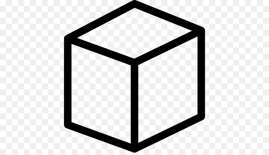 Cubo Negro，Geométrico PNG