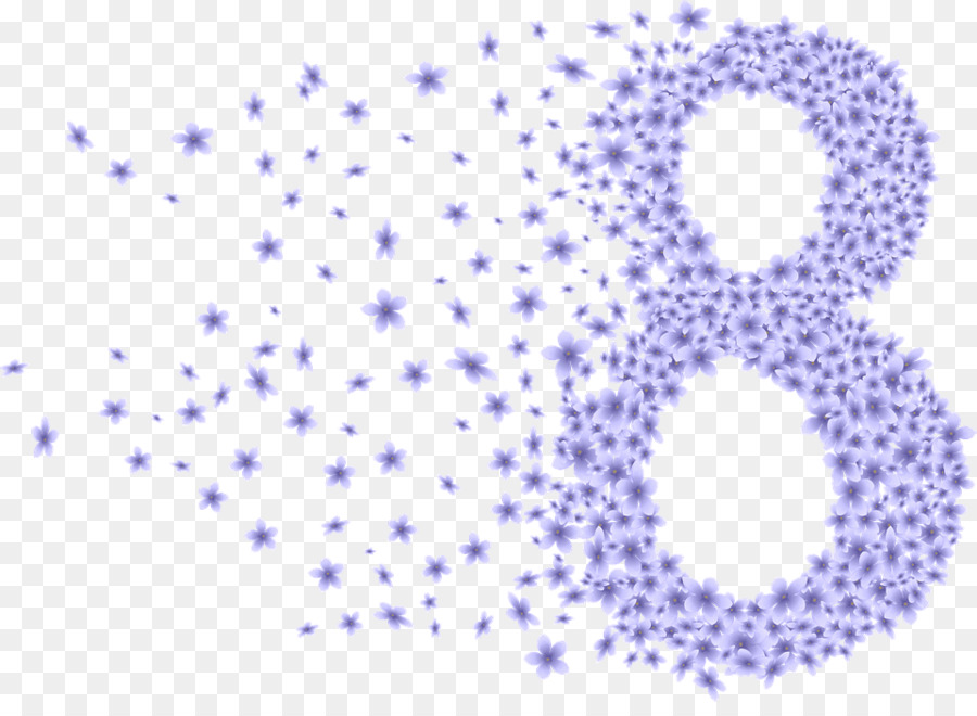 Número Ocho Con Estrellas，Ocho PNG