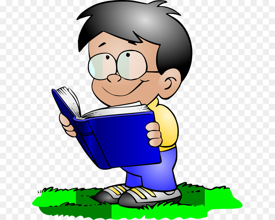 Niño Leyendo，Libro PNG