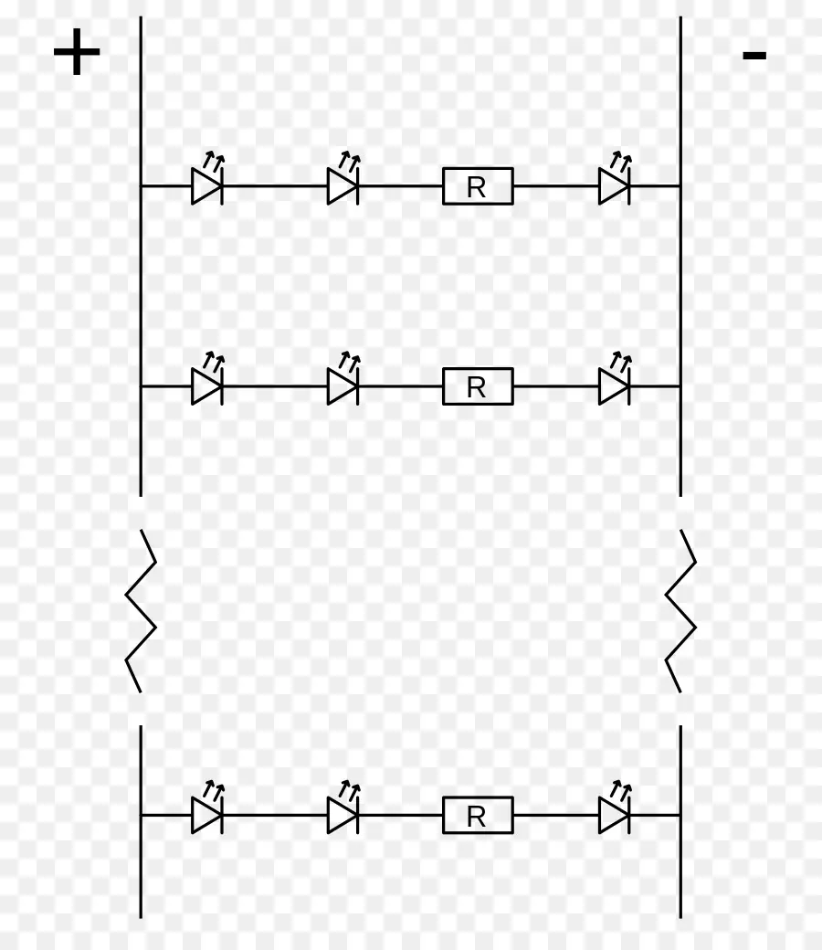 Circuito Led，Resistor PNG