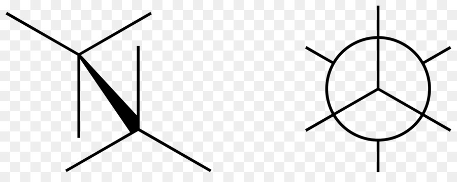 Isomería Conformacional，Conformación Escalonada PNG