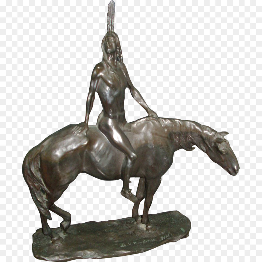 Escultura De Bronce，Caballo PNG