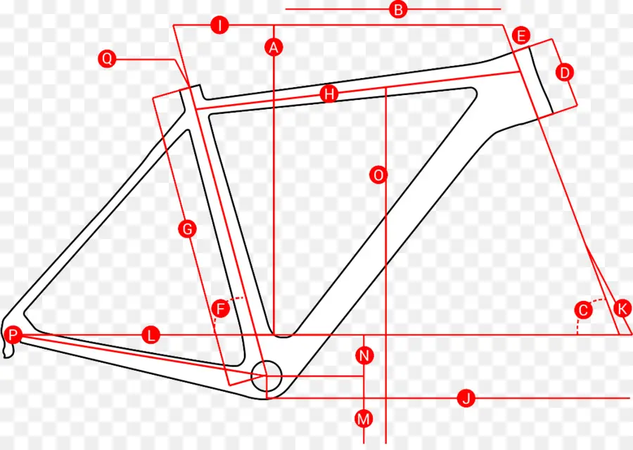 Bicicleta，Geometría PNG