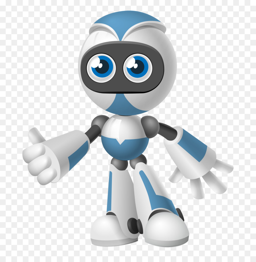 Robot Blanco，Lindo PNG