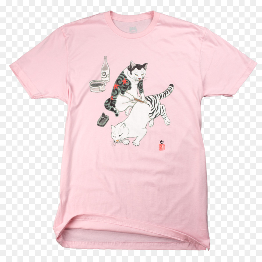 Camiseta，Gato PNG