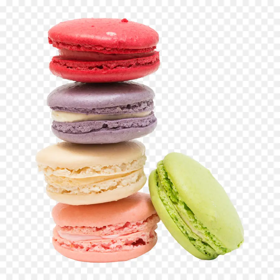 Macarrones De Colores，Postre PNG