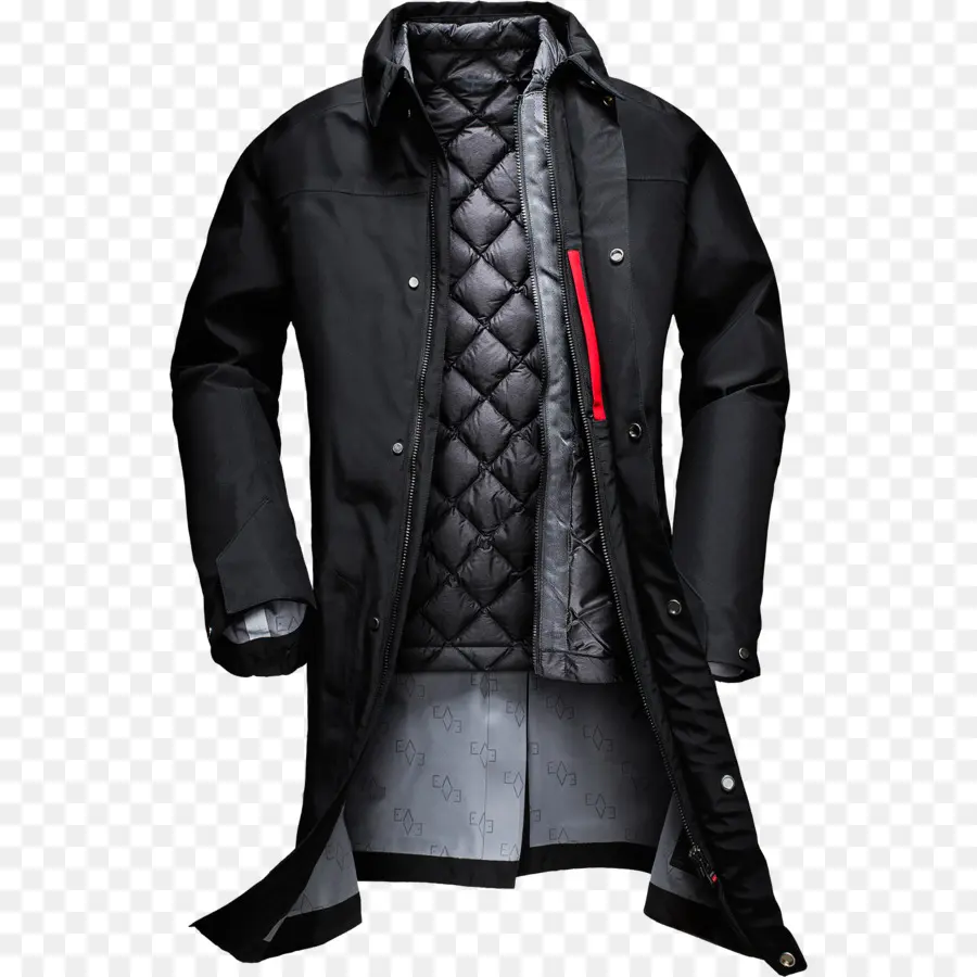 Abrigo De Invierno Negro，Chaqueta PNG