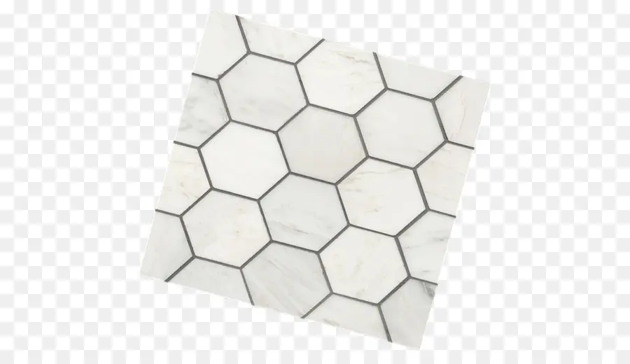 Azulejos Hexagonales，Blanco PNG