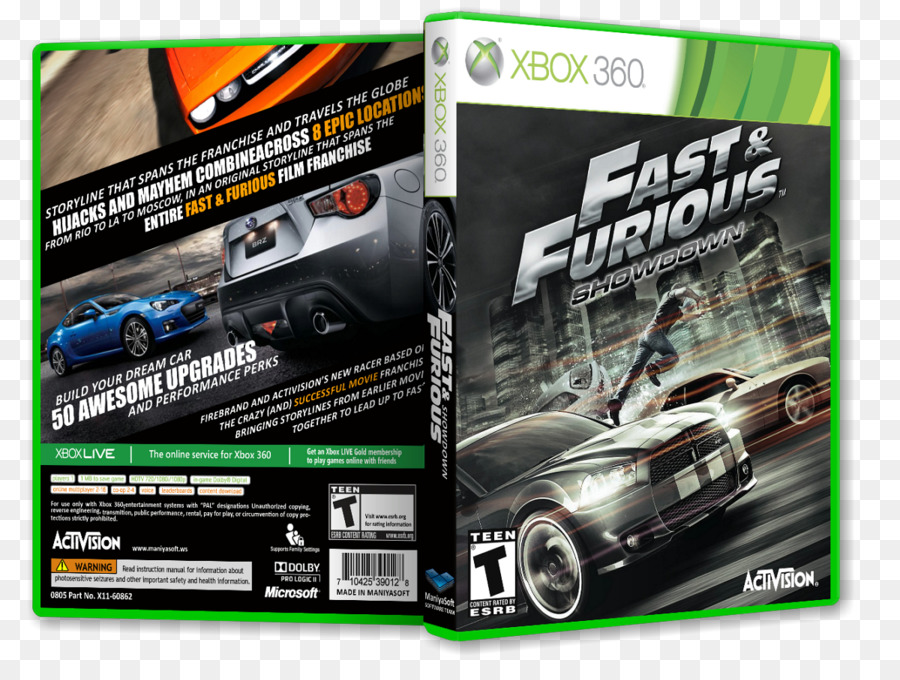 Juego Rapido Y Furioso，Xbox 360 PNG