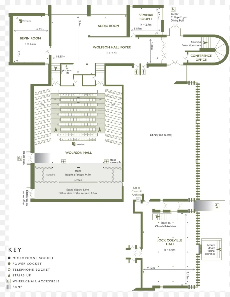 Plan De Piso，Centro De Conferencias PNG