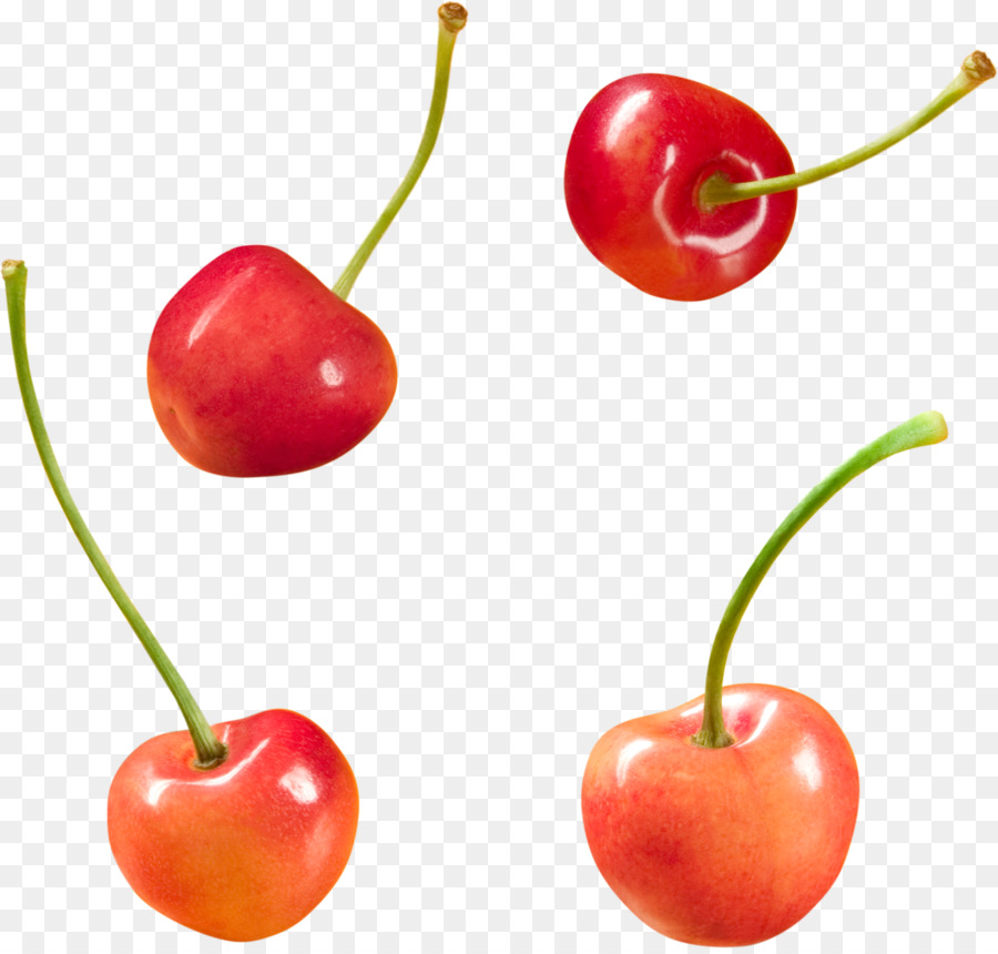 Cerezas Rojas，Alimento PNG