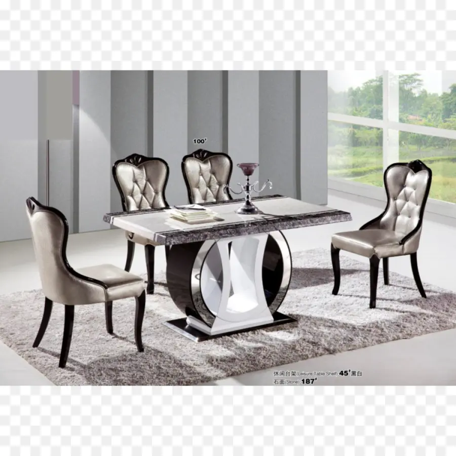 Mesa De Comedor，Sillas PNG