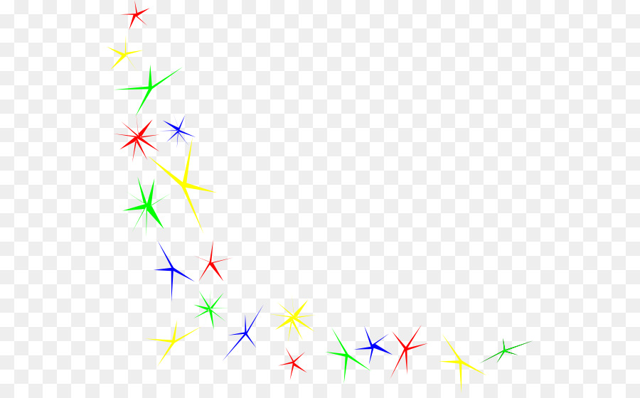 Estrellas Coloridas，Brillar PNG