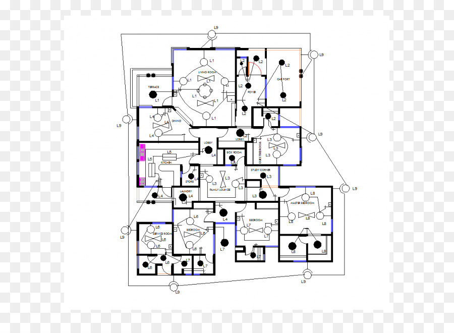 Plan De Piso，Asistida Por Computadora Diseño PNG