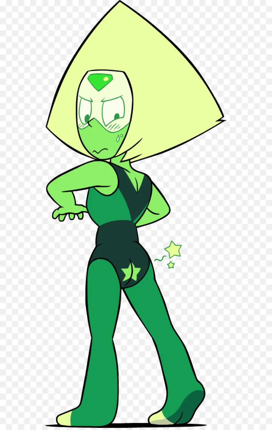 Personaje De Dibujos Animados Verde，Animado PNG