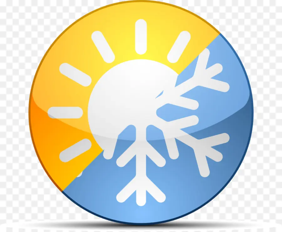 Sol Y Copo De Nieve，Clima PNG