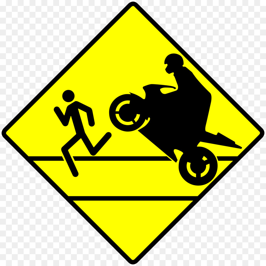 Signo De Motocicleta，Advertencia PNG