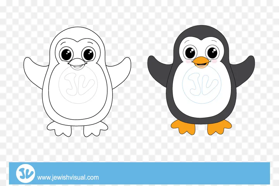 Pingüino，Colorante PNG