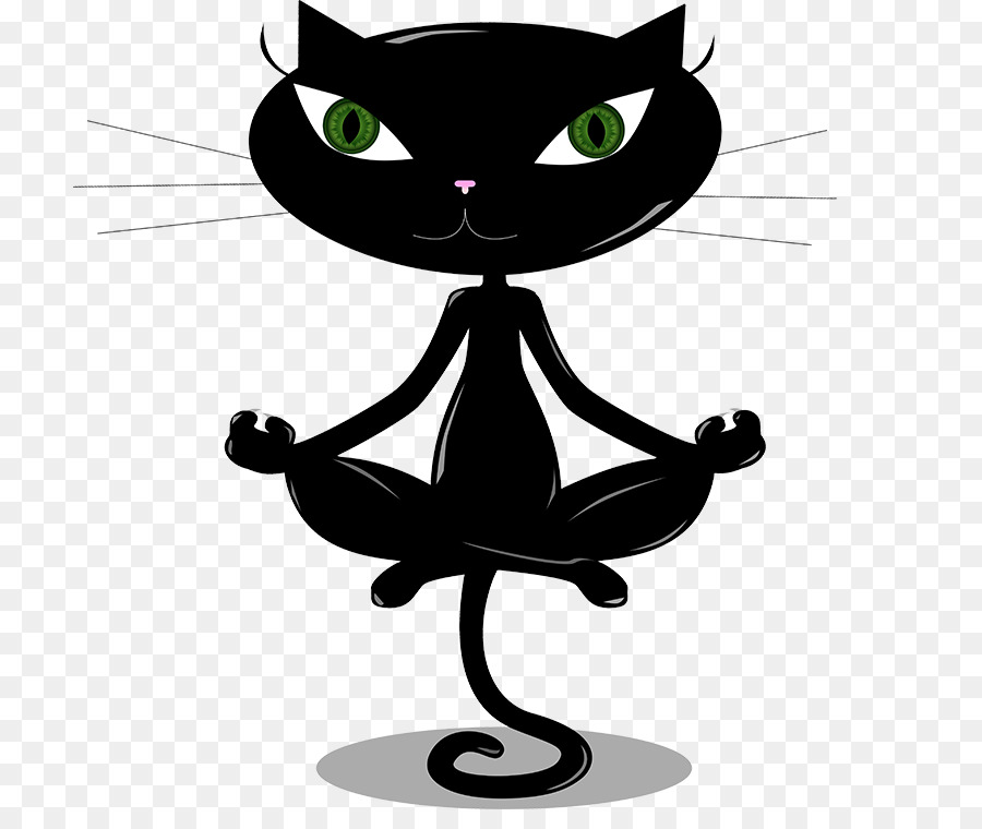 Gato Negro，Yoga PNG