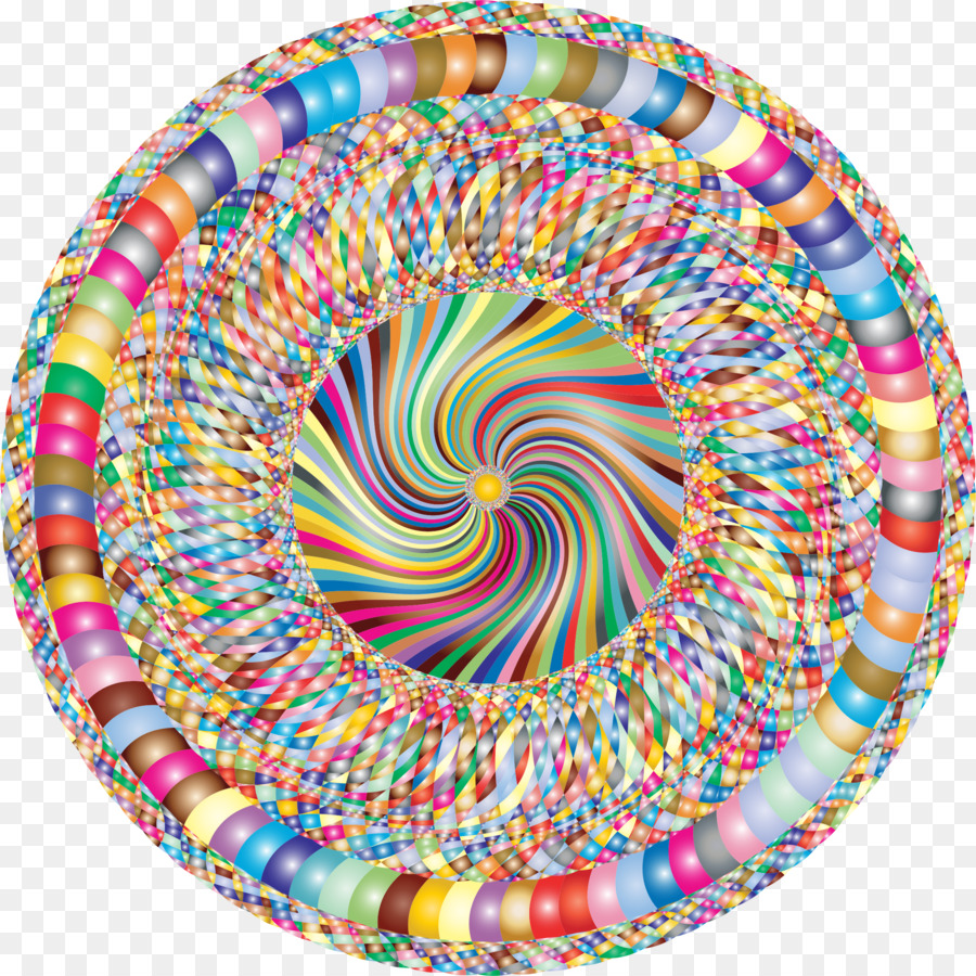 Espiral Colorida，Círculo PNG