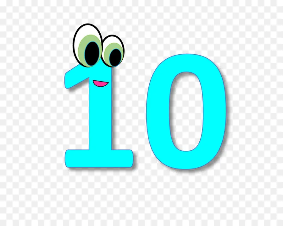 Numero 10，Dígito PNG