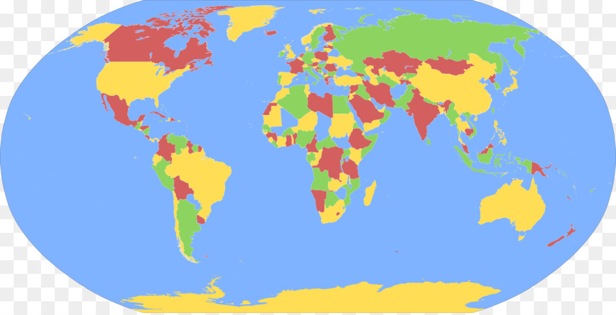 Mapa Mundial，Geografía PNG