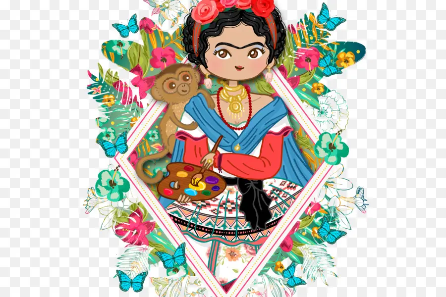 Frida Kahlo，Camiseta PNG
