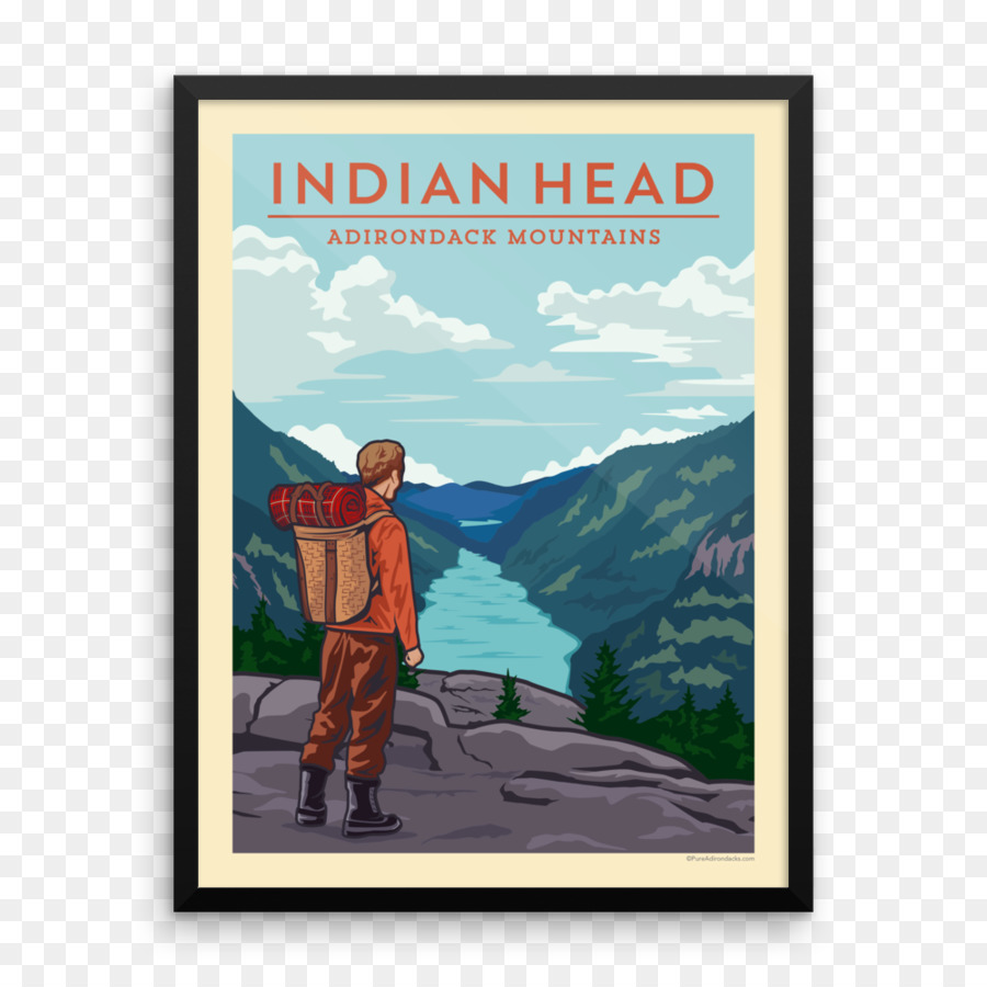 Cartel，La Montaña Whiteface PNG