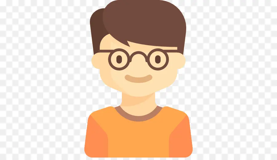 Hombre Con Gafas，Dibujos Animados PNG