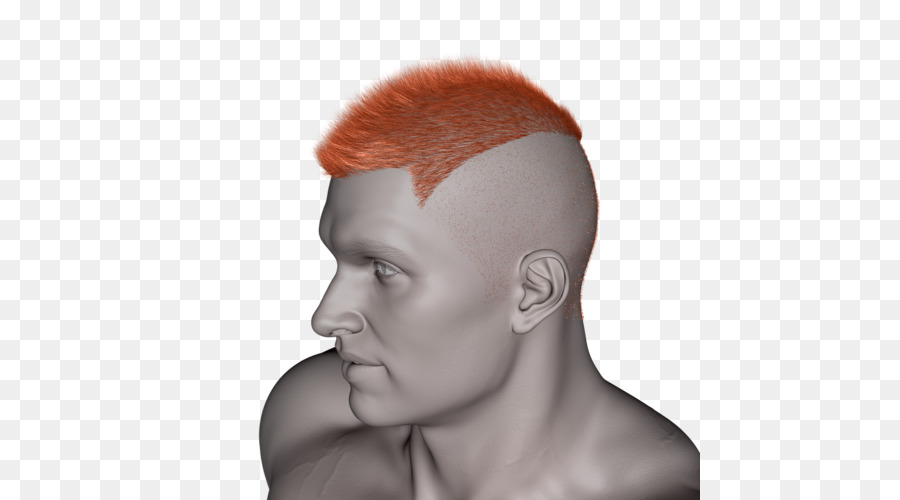 Mohawk Rubio，Corte De Pelo PNG