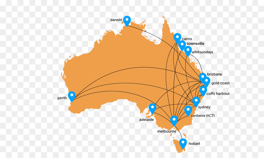 Mapa De Australia，Ubicaciones PNG