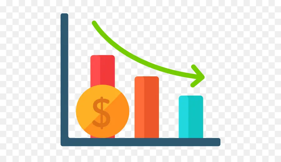 Gráfico Decreciente，Finanzas PNG