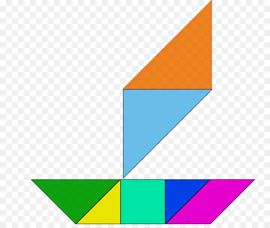 Tangram，Rompecabezas PNG