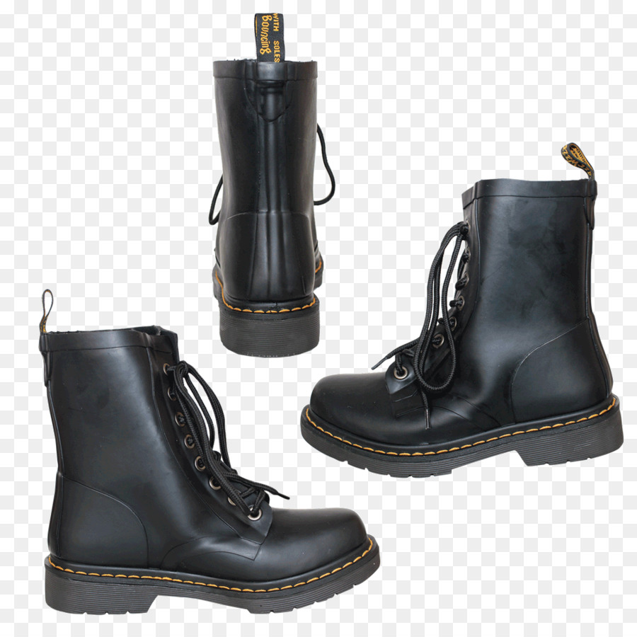 Bota Plateada，Con Cordones PNG