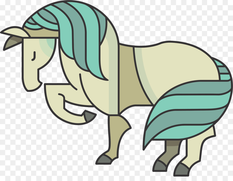 Caballo，Melena PNG