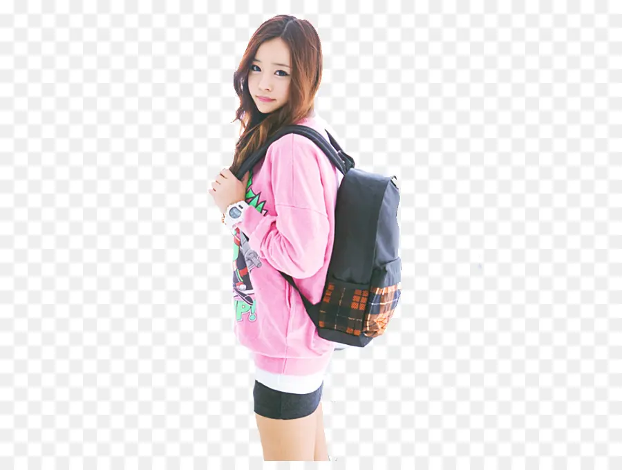 Chica Con Mochila，Alumno PNG